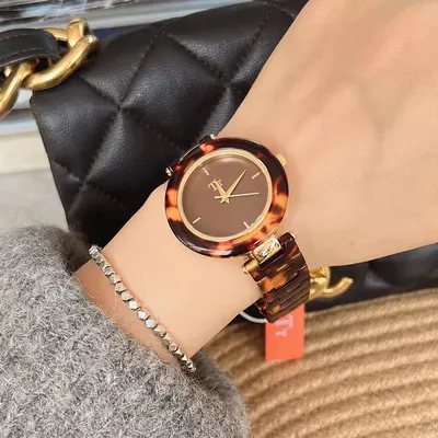 Reloj de Mujer Retro de Moda Simple de Ámbar de Alta Gama