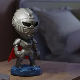 Mecha Warrior stjärnhimlaksprojektorlampa, stämningsljus, prydnad, nattlampa, gåvlampa
