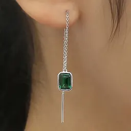 Pendientes de Cadena Cao Shi con Sentido de Diseño Europeo y Americano para Mujer, Joyería Geométrica Personalizada y Chic, Popular y Llamativa de Estilo Nicho