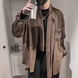 Avslappnad midjelång stickad cardigan i lyxig design