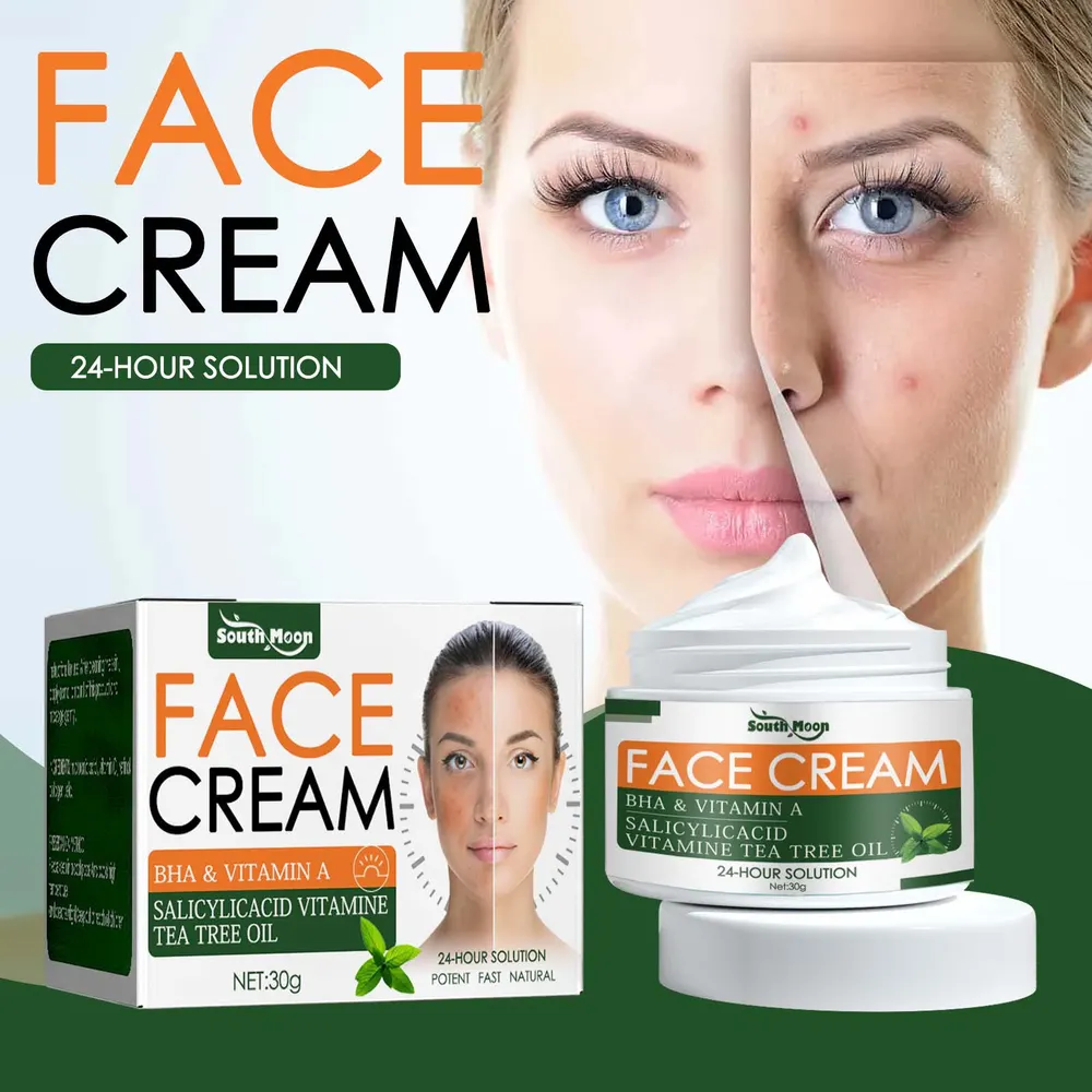 Creme para reparação da pele e limpeza de acne