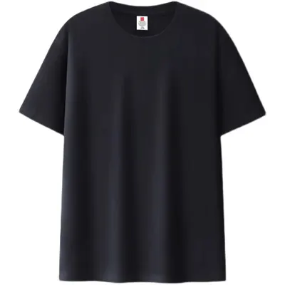 T-shirt de manga curta para homem, top solto de tamanho grande