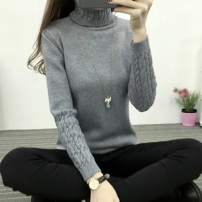 毛衣女打底衫麻花