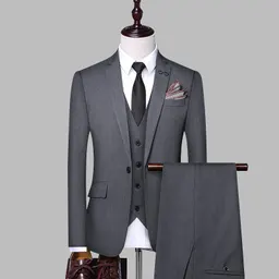 Vestuário de negócios para homem de primavera e outono, traje de banquete de noivo para casamento