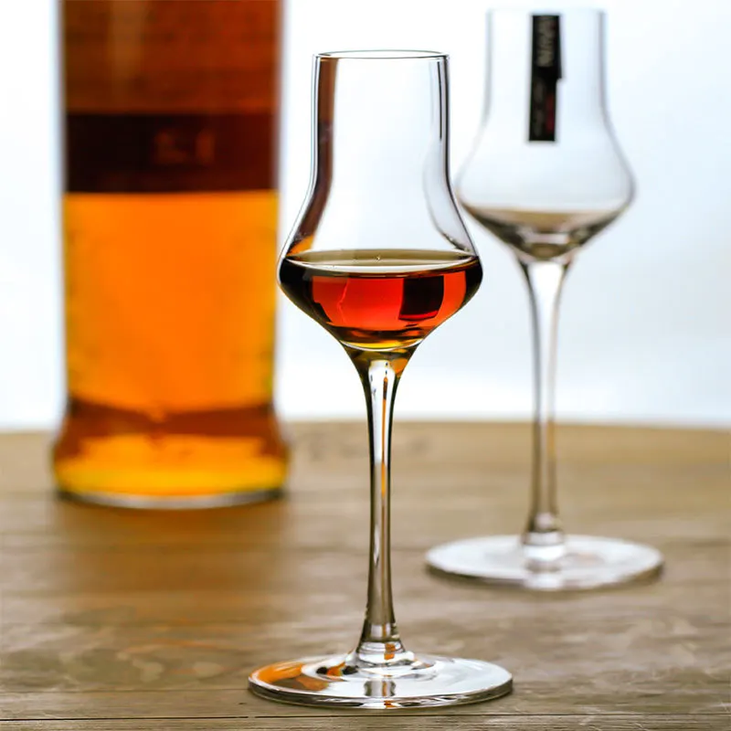 Copo de Prova de Vinho Niche - Copo de Aroma para Whiskey Misturado - Copo de haste alta de cristal para Sommelier