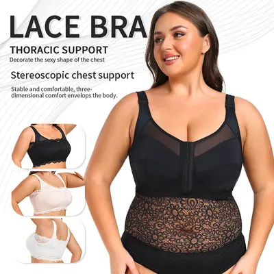 Sutiã plus size, copo completo, sustentação mamária fina