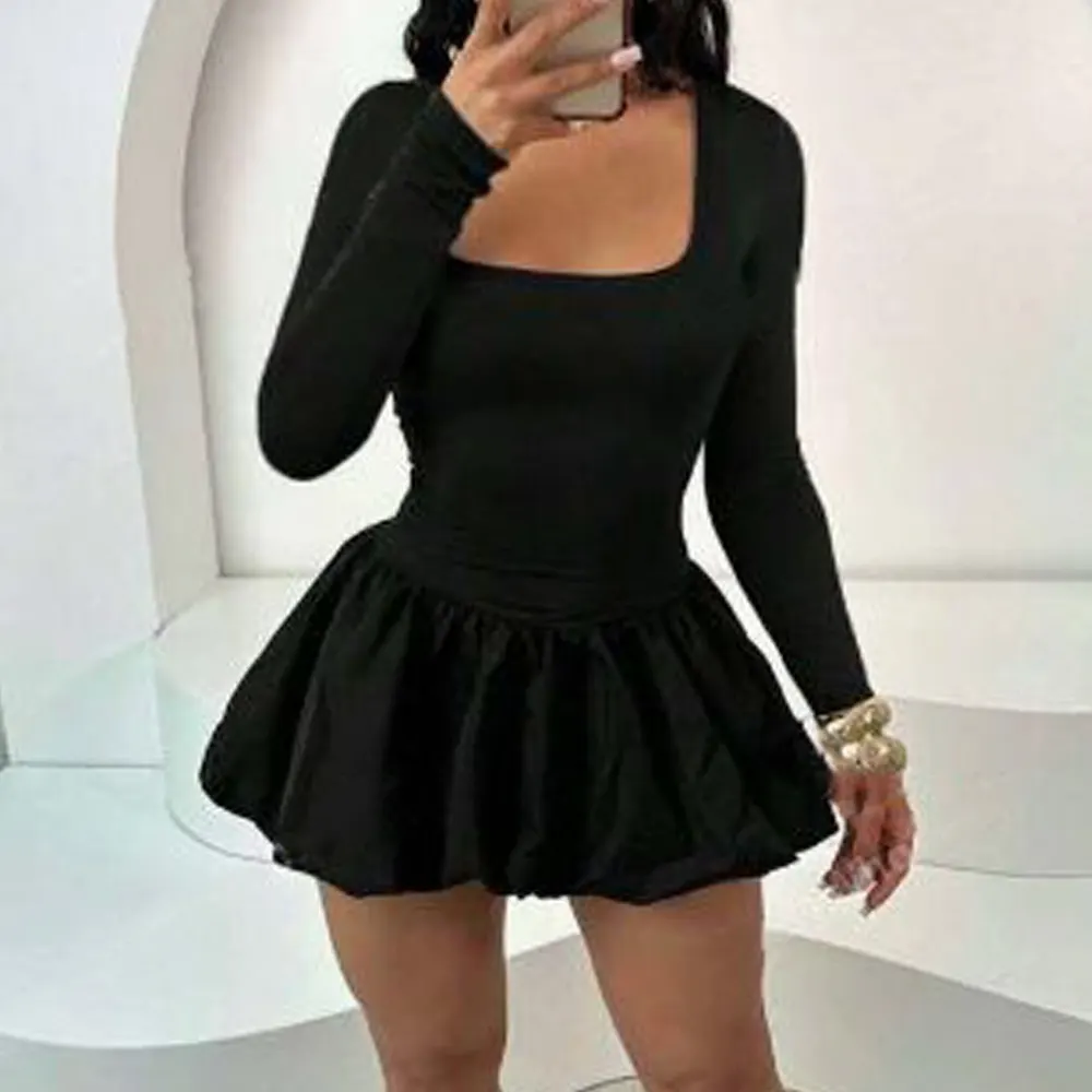 Vestido tipo tirante con dobladillo  Bud  para mujer