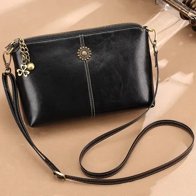 Bolso Nalandu de piel de vacuno auténtica para mujer, nuevo bolso de mano, bolso de hombro individual, bolso cruzado para señoras