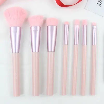 Pincéis de maquilhagem para pó facial, contorno, base, sombra de olhos e pincéis de maquilhagem de floramento