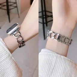iwatch S9ストラップ S8 Apple Watchバンド applewatch7 メタルウォッチチェーン