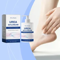 Creme para os Pés com Ureia OCEAURA, Creme de Cuidado da Pele, Nutritivo, Exfoliante e Umectante