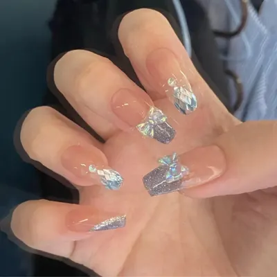 Laços de Unhas Estrela Mar, Suaves, Doces, Fofos, Desmontáveis