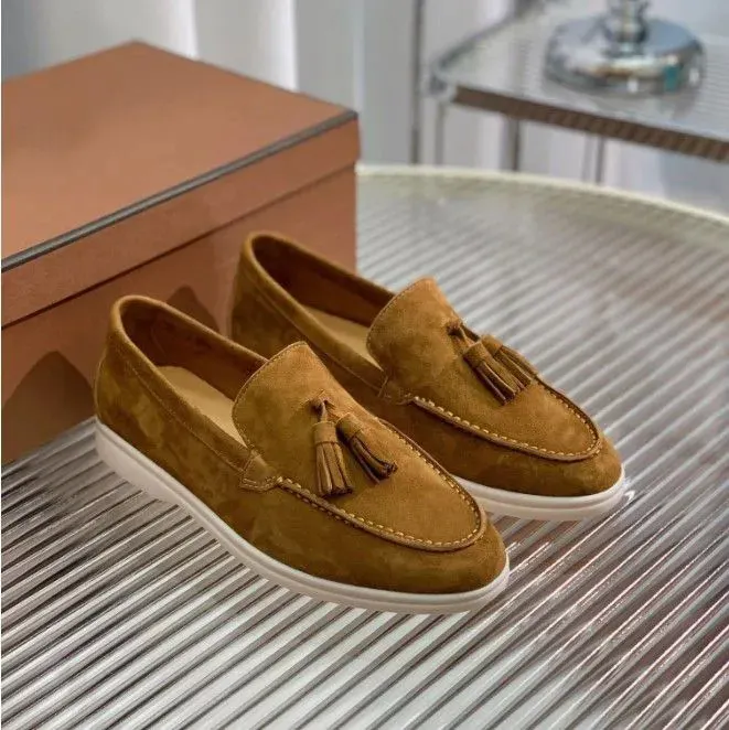Amazon exklusiv ny europeisk och amerikansk casual lätt slip-on stor storlek loafers