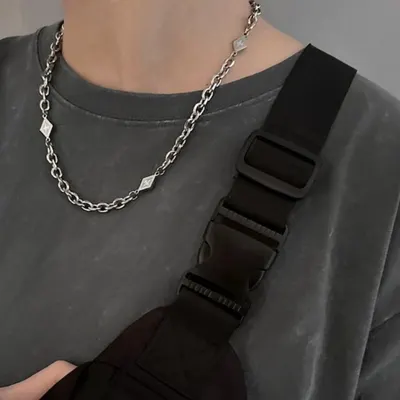 Herr Hip Hop stil Höst och Vinter Högkvalitativ Asterism Diamant Sweaterkedja