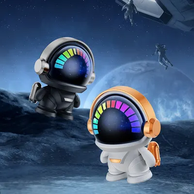 Alto-falante Bluetooth sem fio com traje de astronauta, alto-falante criativo portátil mini para mesa, alto-falante subwoofer para exterior, presente