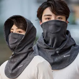 Outdoor Cycling Play Protective Face Mask Neck Guard Sun Protection Warm Dustproof Men s Casual Simple Versatile Mask Hat