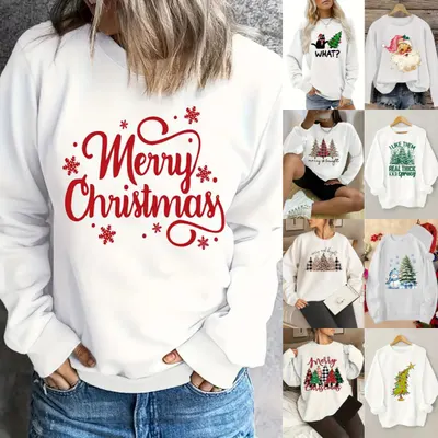 Envío gratuito sudadera lisa de cuello redondo básica de color sólido, sudadera de cuello redondo con imagen personalizada de una pieza, AliExpress Amazon estación independiente TEMU