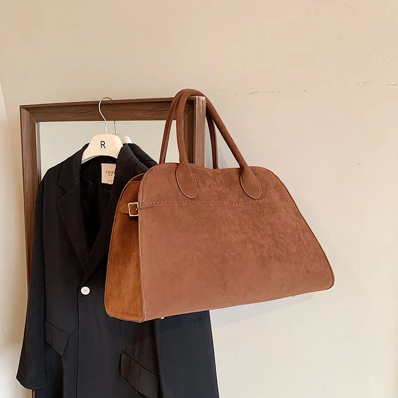 Bolsa tote de grande capacidade, versátil e nova, bolsa de mão de ombro único