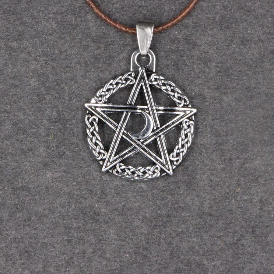 Jóias vendidas quente no Wish e AliExpress, estrela de cinco pontas versátil e personalizada, pingente de lua oca, colar de estrela de cinco pontas