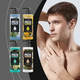 Série de gel de banho com fragrância para homens EAST MOON, limpeza suave, óleo de pele, gel de banho com fragrância duradoura