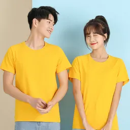 メンズ＆ウィメンズ兼用 サマー ピュアコットン クルーネックTシャツ