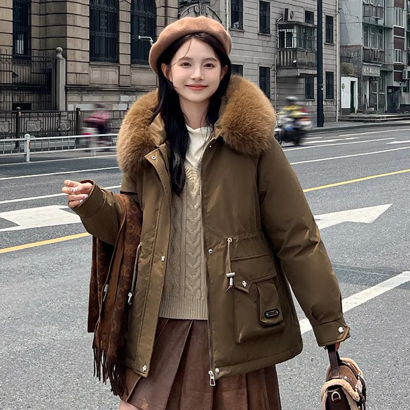 باركا قصير للنساء مع خصر محكم