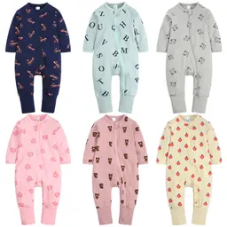 Macacão com cobertura de mãos e pés para recém-nascidos, roupa para bebés