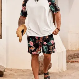 Conjunto de Duas Peças Versátil, Leve e de Secagem Rápida para o Verão