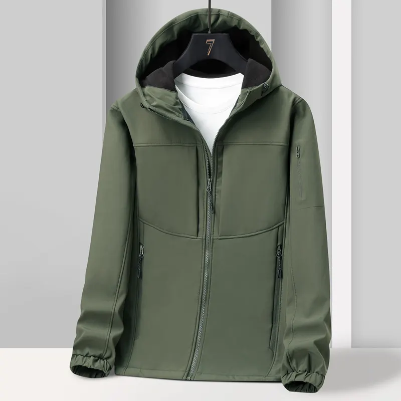 Chaqueta de Esquí Soft Shell para Hombre Primavera Otoño Invierno Tíbet Chaqueta Deportiva Impermeable y Cortavientos para Exteriores