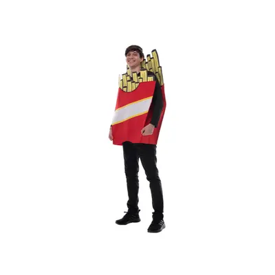 Ropa de cosplay de fieltro para hombre y mujer, patatas fritas