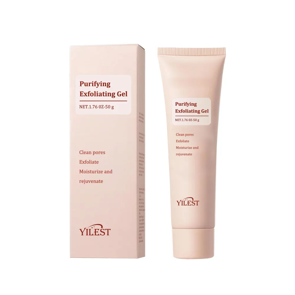 Gel esfoliante YILEST para limpeza facial profunda, remoção de pontos negros e acne, esfoliante hidratante, transfronteiriço popular