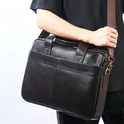 Bolsas de ombro transversais portáteis para homens