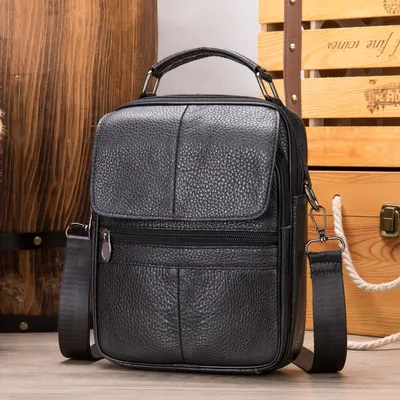 手提包休閒包皮單肩包男款牛皮包man bag