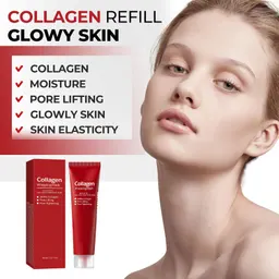Máscara de colágeno de ácido lático vermelho bestseller de fronteira, máscara de remoção de película para clareamento, hidratação, firmeza, suavização e limpeza
