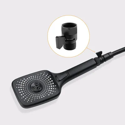 Válvula de chuveiro, pistola de pulverização, conector de ajuste