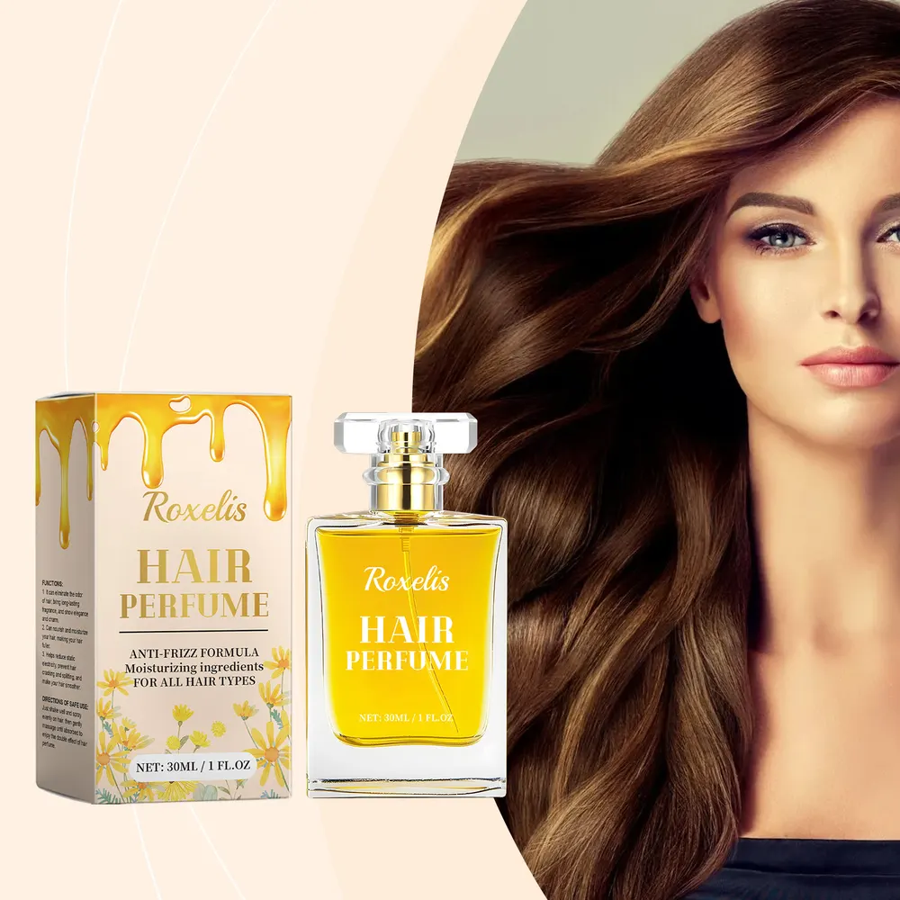 Perfume de camomila e mel, perfume feminino floral para cabelo, spray que hidrata e cuida do cabelo