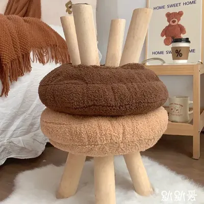 クッキースモールスツール ロー スツール ソフトシート 超ローチェア