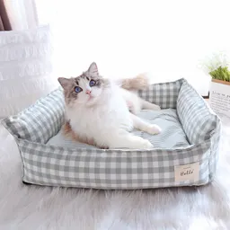 Primavera y Verano Nuevo estilo coreano para perros lavable cama universal para gatos para perros y gatos pequeños y medianos
