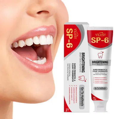 プロバイオティック ホワイトニング ステイン除去 黄ばみ歯改善 歯磨き粉 120ml