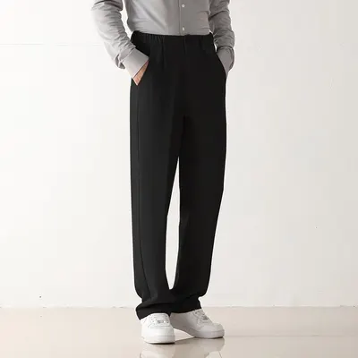 春/夏 ドレープ 通勤 ノンアイロン スーツパンツ メンズ ストレートレッグ カジュアル スモールスーツパンツ ハイエンド ルーズ フォーマル ロングパンツ