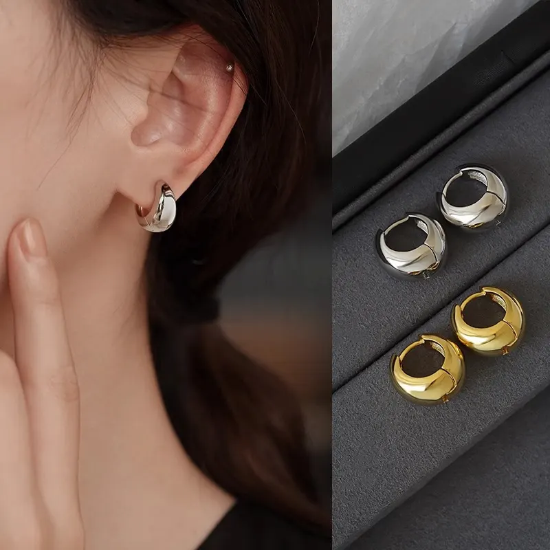 Brincos de argola dourados franceses, novos piercings, design exclusivo, moda, simples, elegantes, brincos