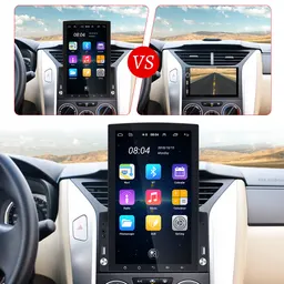 Reprodutor de vídeo para automóvel com ecrã grande de 9,7 polegadas, Android 13, navegação, câmara de marcha atrás, navegador GPS integrado