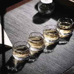 Taza de té de cristal portátil estilo japonés para el hogar