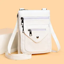Crossbody Vertikal Mobilväska Dam Skulderväska