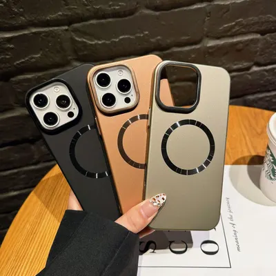 För Apple iPhone 16 Förgylld Spray Linsfäste Fodral iPhone 15 Stötsäker 14 Pro Skyddande Omslag