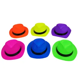 Sombrero de copa de jazz vintage estilo británico para decoración de fiestas