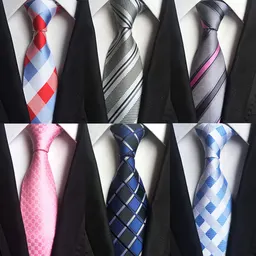 Gravata de negócios para homem da série Floral 8cm