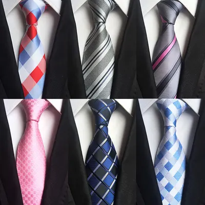Gravata de negócios para homem da série Floral 8cm