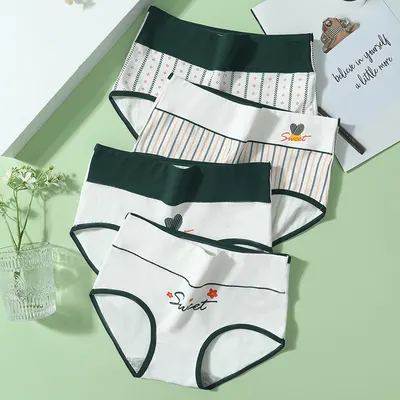 Bragas sin Costuras de Algodón de Talle Alto para Mujer con Estampado, Talla Grande, Efecto Moldeador Abdominal y Levantamiento de Glúteos