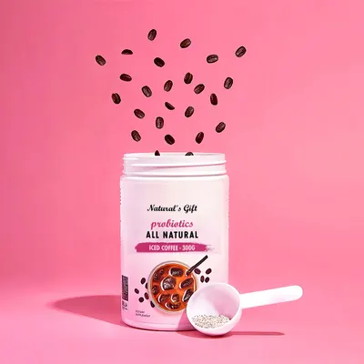 Café Gelado em Pó Alimentar
